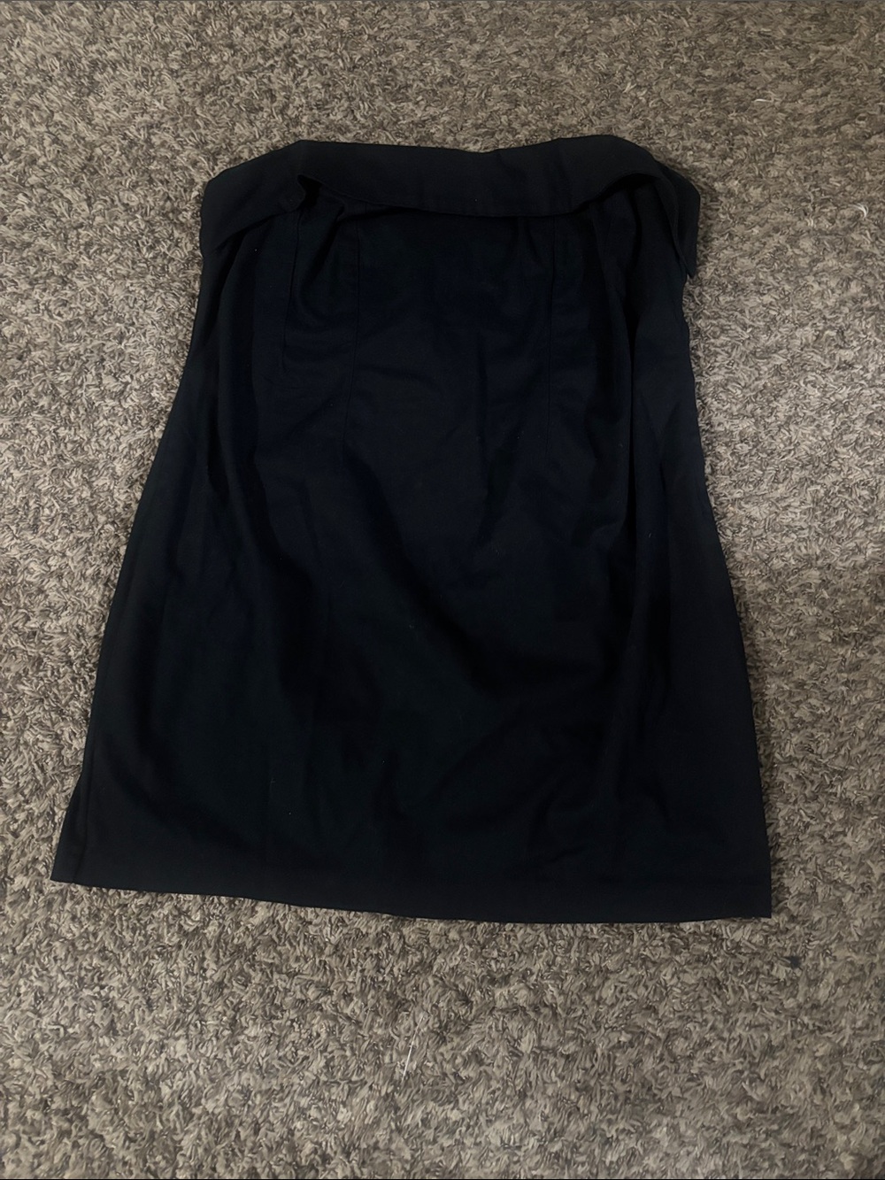 Wild Fable Black Mini Strapless Dress